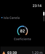 Marés Pro Apple Watch: as marés do dia